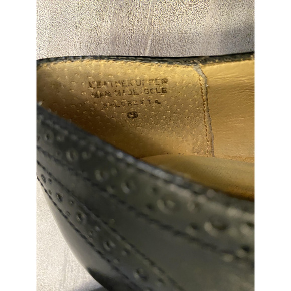 Vintage Nine West Ankle Boots Womens 6 Black Leather Buckle Pointed Toe - Picture 7 of 15